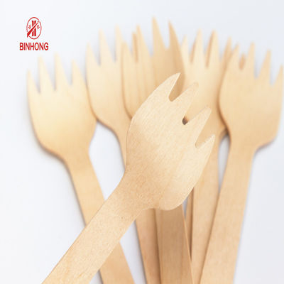 Oem Restaurant یکبار مصرف طبیعی چاقو قاشق چنگال چوبی کمپوست پذیر قابل تجزیه
