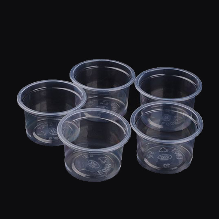 فنجان سس یکبار مصرف پلاستیکی Mini PP Clear 1oz 3oz 4.5oz
