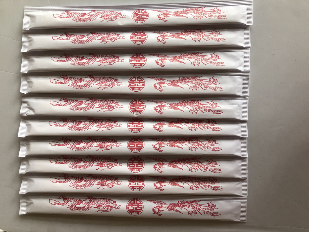 چاپستیک یکبار مصرف بامبو TENSOGE 21CM -24CM با کاغذ کامل بسته بندی شده برای غذاهای چینی