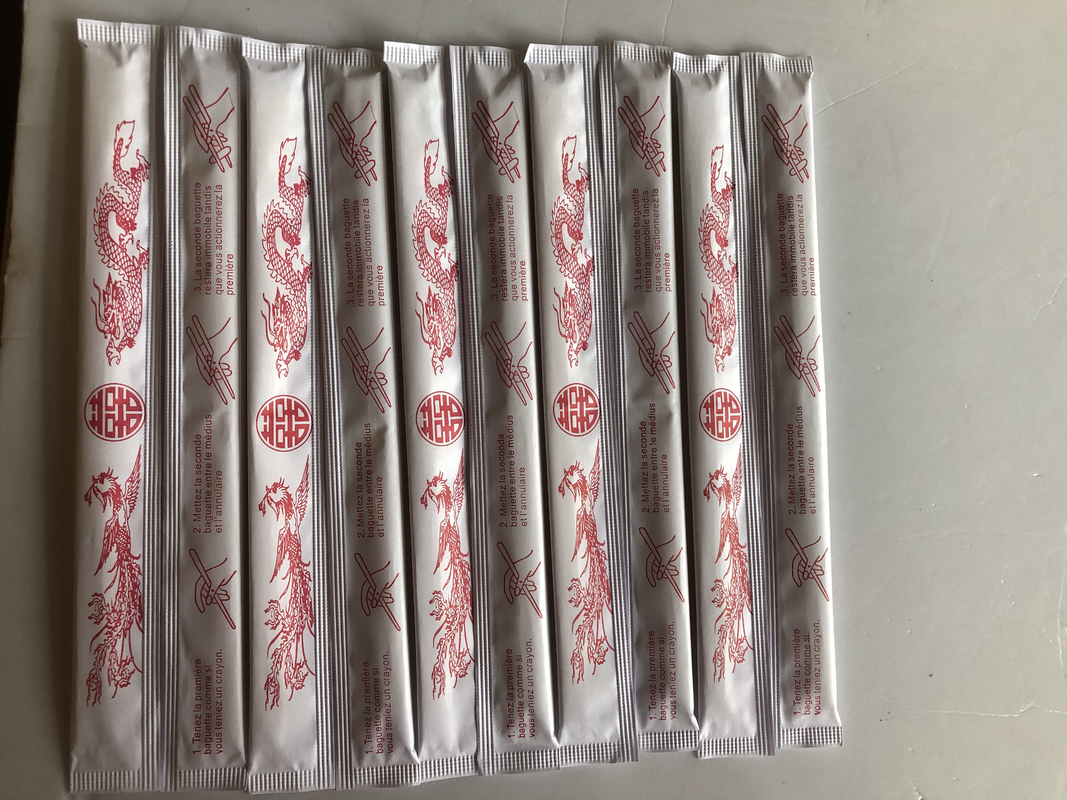 چاپستیک یکبار مصرف بامبو TENSOGE 21CM -24CM با کاغذ کامل بسته بندی شده برای غذاهای چینی