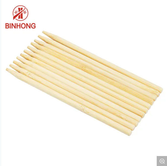 چوب های بامبو 8 "BBQ تفت دادن طبیعی Sharp Point