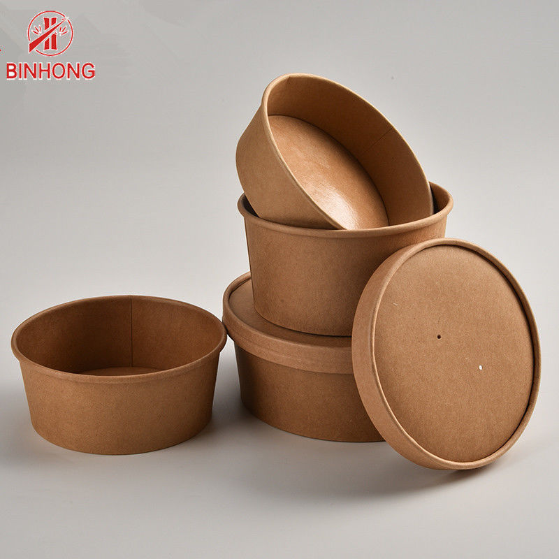 قابل چاپ تخریب پذیر آرم 12oz ظرف های یکبار مصرف کاغذی