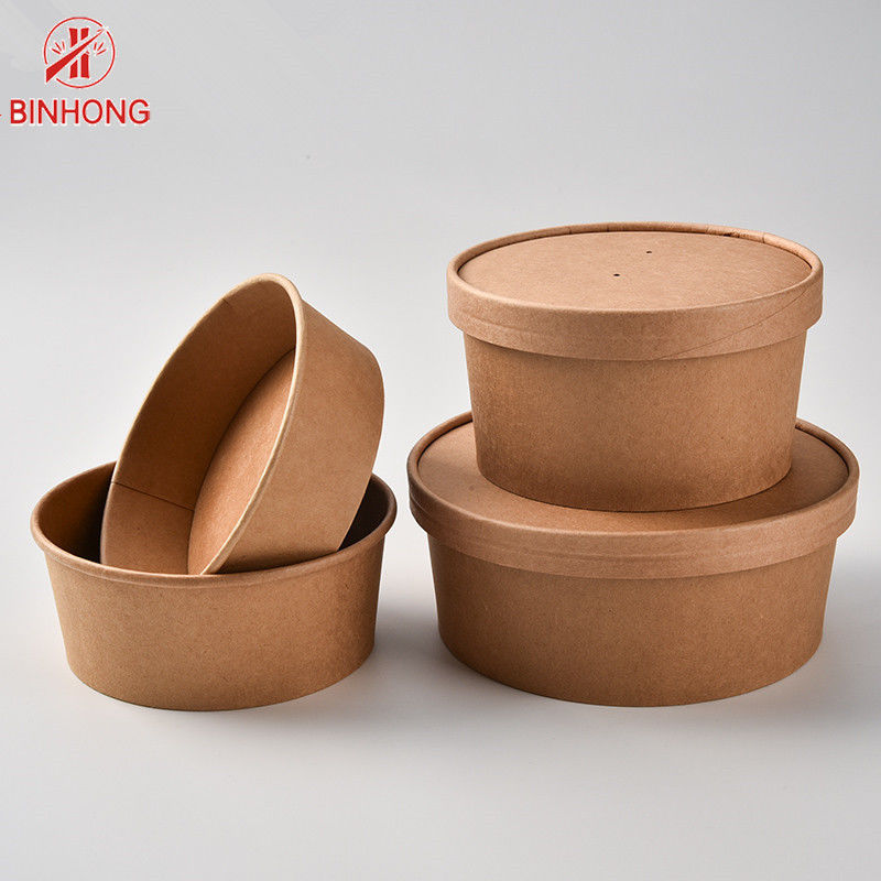 قابل چاپ تخریب پذیر آرم 12oz ظرف های یکبار مصرف کاغذی