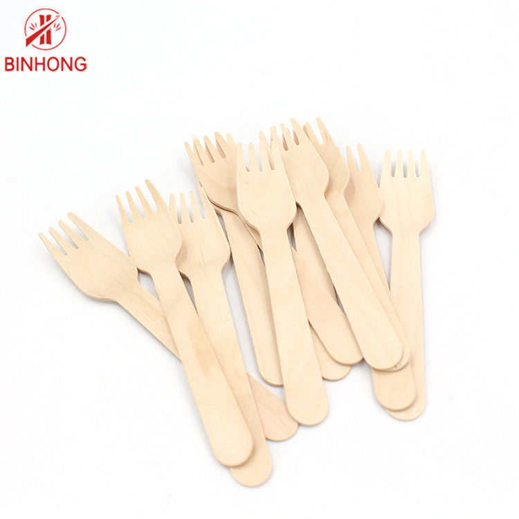 کارد و چنگال یکبار مصرف چوبی یک بار مصرف چوبی Birchwood تخریب پذیر