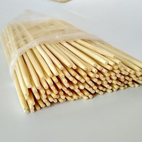 چوب های بامبو دور یکبار مصرف دور 4.5 میلی متر × 20 سانتی متر