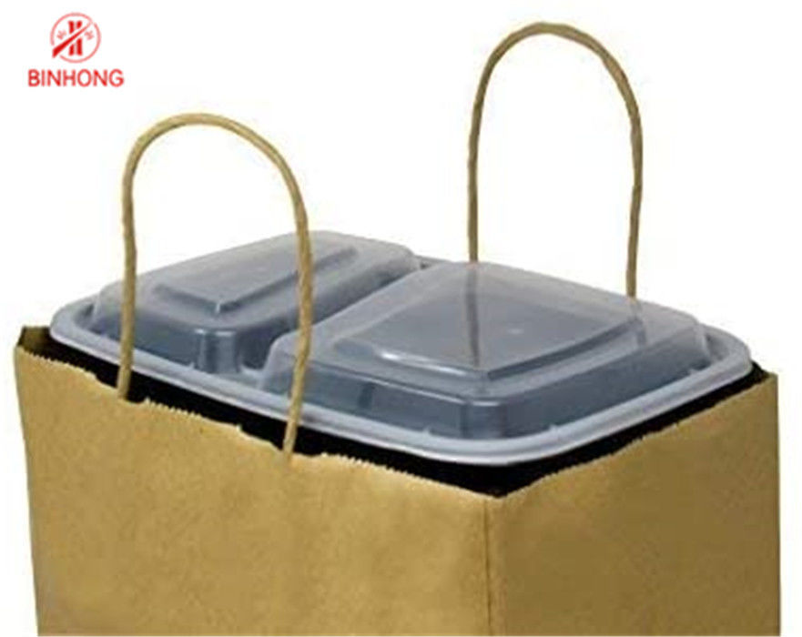 کیف دستی کاغذی کرافت 10 × 5 × 13 ”با دوام