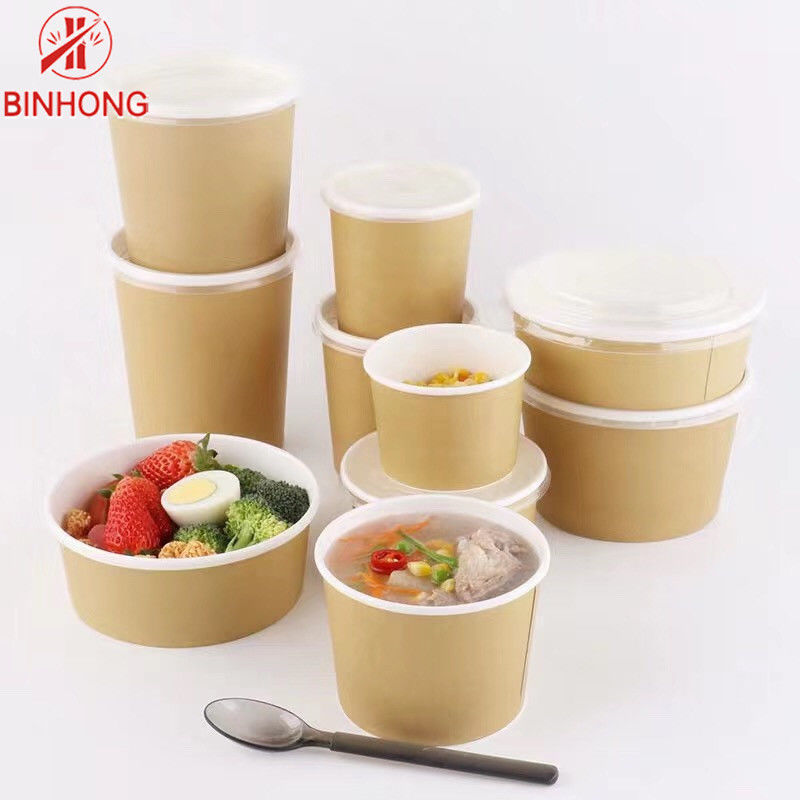 ظروف دورریز کاغذ کرافت 32oz Eco