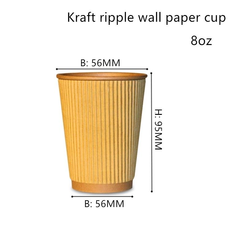 موجدار 300 گرم برقی کاغذ کرافت یکبار مصرف لیوان 16oz 20oz