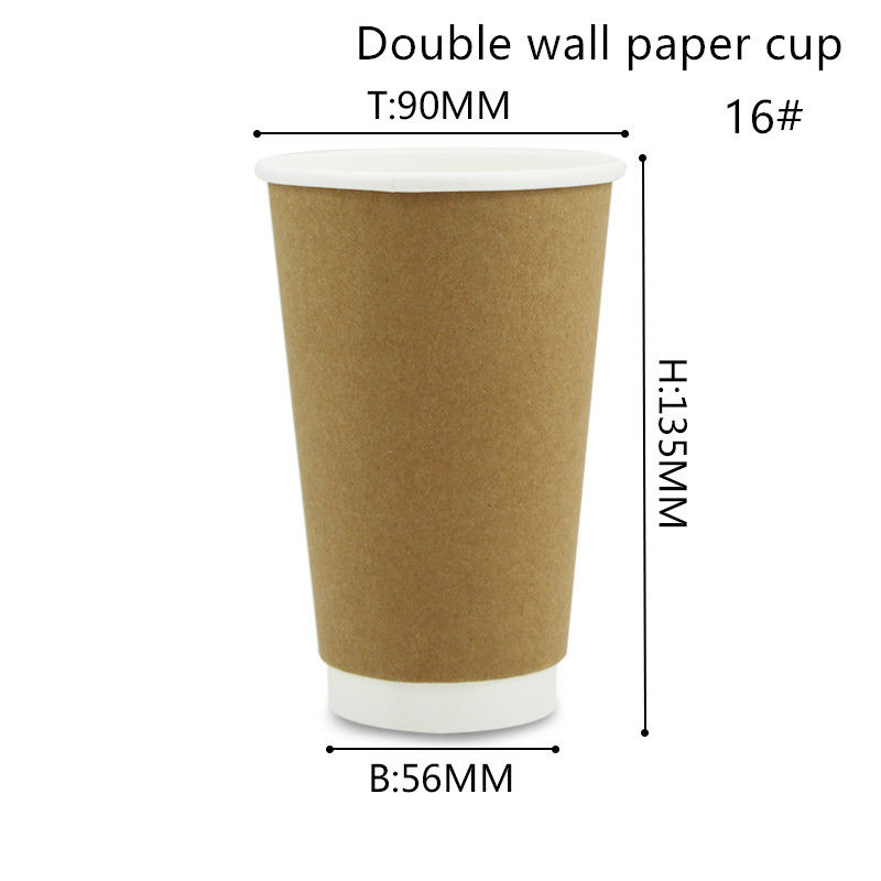 جام های نوشیدنی سرد و گرم قابل تجزیه 8oz 12oz 16oz