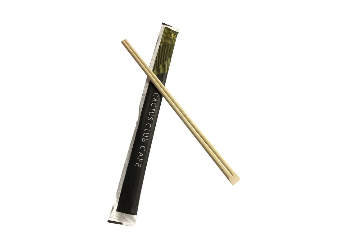Twines Paper Finished Seal Chopsticks بامبو یکبار مصرف چاپ تمام صفحه 23 سانتیمتر