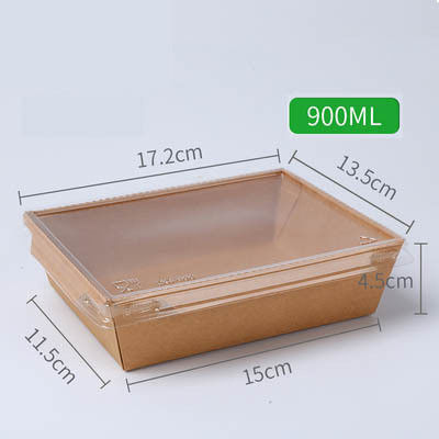 فیبر نی گندم 500ml 900ml 1600ml جعبه ناهار یکبار مصرف برای بسته بندی مواد غذایی