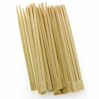 چوب دستی های یکبار مصرف مربع طبیعی Mao Bamboo با آستین پلاستیکی
